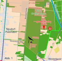 geographische Mitte der Gemeinde Sassenburg